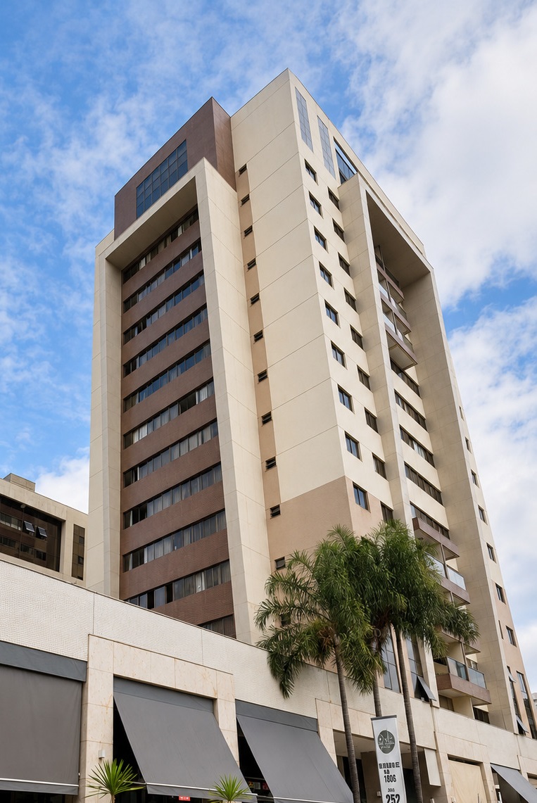 Edifício One, local de atendimento presencial em Brasília